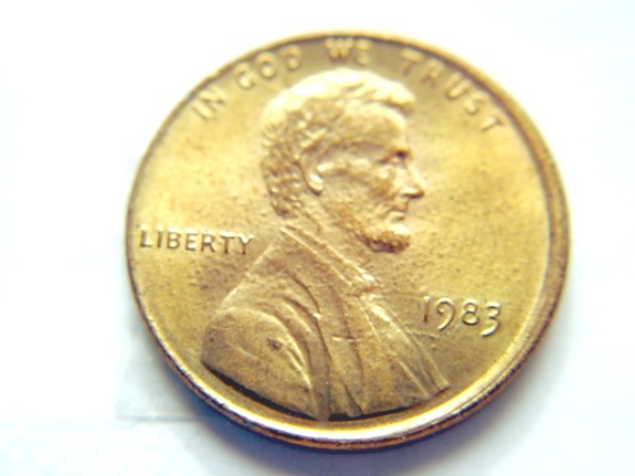 1983-Lincoln-Memorial-Cent-Brass-Plated